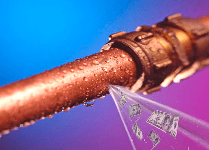 Leaking money